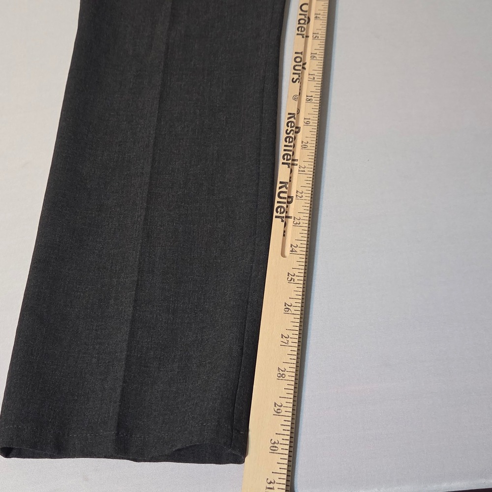 Alberto Ceramica Pants Mens 32x30 Gray Modern Fit Flat Front Trousers - Picture 9 of 13